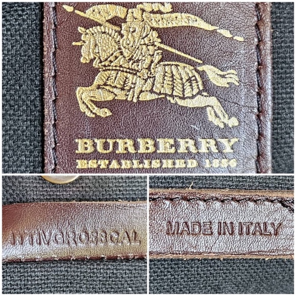 Authentic Burberry Haymarket Nova Check Canvas Small Tote Bag - Picture 5 of 9